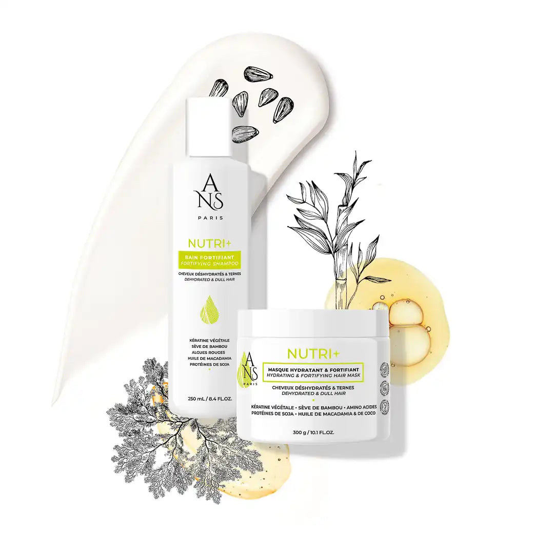 Gamme Nutri+ pour Cheveux Déshydratés