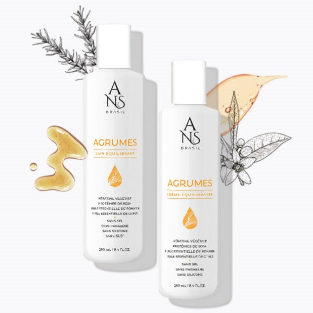 Gamme Agrumes pour Cheveux Normaux à Secs
