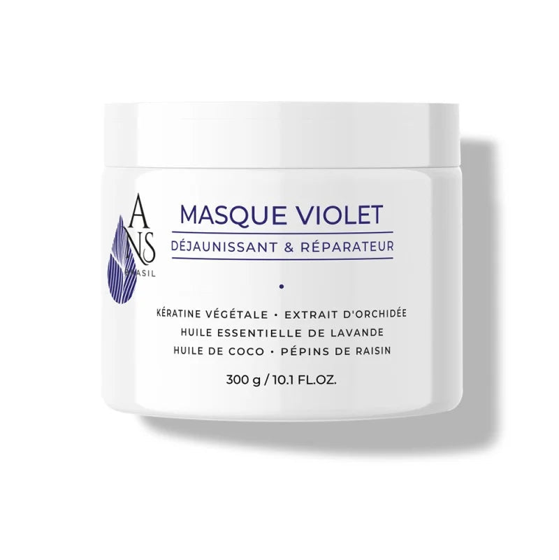 Masque Violet pour cheveux Blonds ou Gris